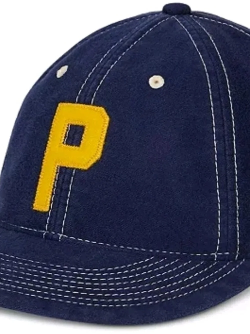 Polo Ralph Lauren Men's Felt-Patch Chamois Ball Cap Color Navy One Size